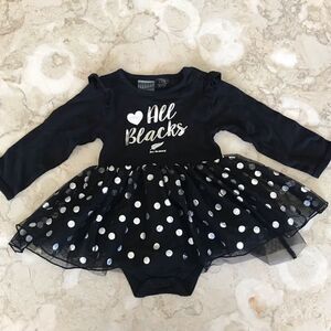 All Blacks Polka Dot Dress